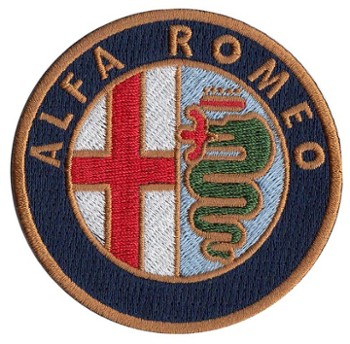 ALFA ROMEO EMBROIDERED PATCH (PATCH#42)