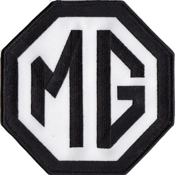 PATCH - MG BLACK/WHITE 6" WIDE (PATCH#80)