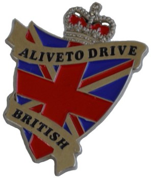 ALIVE TO DRIVE BRITISH PIN (P-ALIVE)