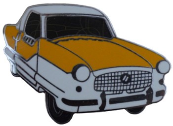 METROPOLITAN CAR CUT OUT LAPEL PIN (P-METRO)