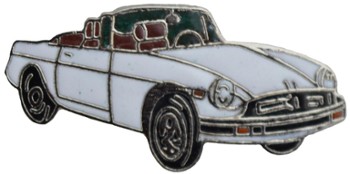 MGB RUBBER BUMPER LAPEL PIN (P-MGB>76)