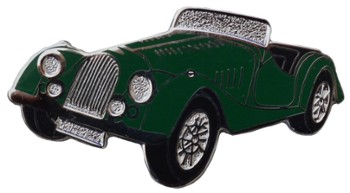 MORGAN CAR CUT OUT LAPEL PIN (P-MGNC)