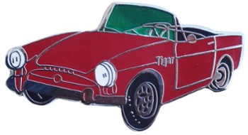 SUNBEAM TIGER CUT OUT LAPEL PIN (P-TIGER)