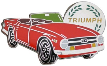 TRIUMPH TR6 LAPEL PIN (P-TR6)