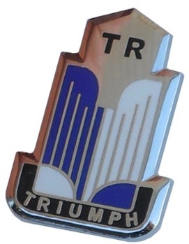 TRIUMPH SHIELD LAPEL PIN (P-TR/BOOK)