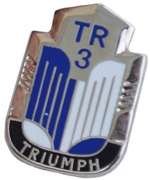 TRIUMPH TR3 LOGO LAPEL PIN (P-TR3/LOGO)