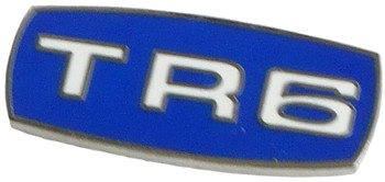 TRIUMPH TR6 LOGO BLUE (P-TR6S/BL)