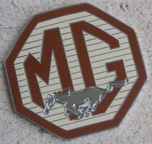 MG Mustang Badge