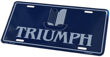 TRIUMPH SHIELD LICENSE PLATE - TAG (TAG_TR)