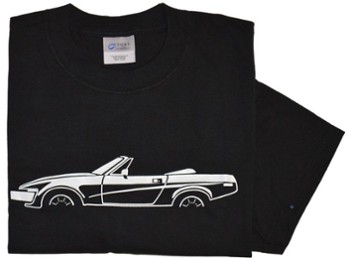 TRIUMPH TR7/8 SILHOUETTE T-SHIRT (T-TR7/BW)