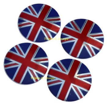 WHEEL CENTER - UNION JACK - 56mm (WC-UJ)